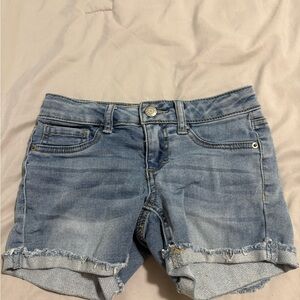 Kids Light Blue Denim Shorts